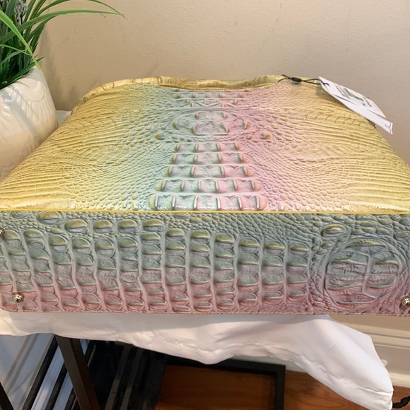 Brahmin Elaine daybreak Ombré Melbourne satchel bag - Picture 13 of 17